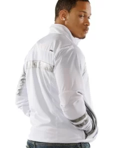 Pelle Pelle White Polyester Jacket | Men Jacket